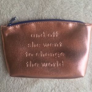 “And Off She Went To Change The World” Ipsy Bag